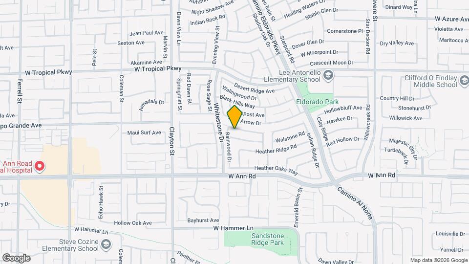 1719 Running Creek Dr Map and Location Details