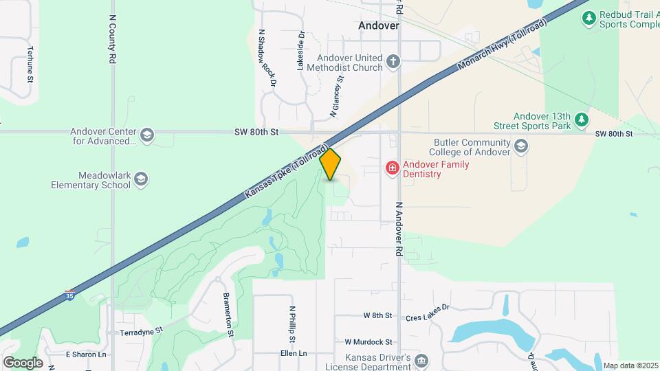 1133 N Broadview Ln Map and Location Details