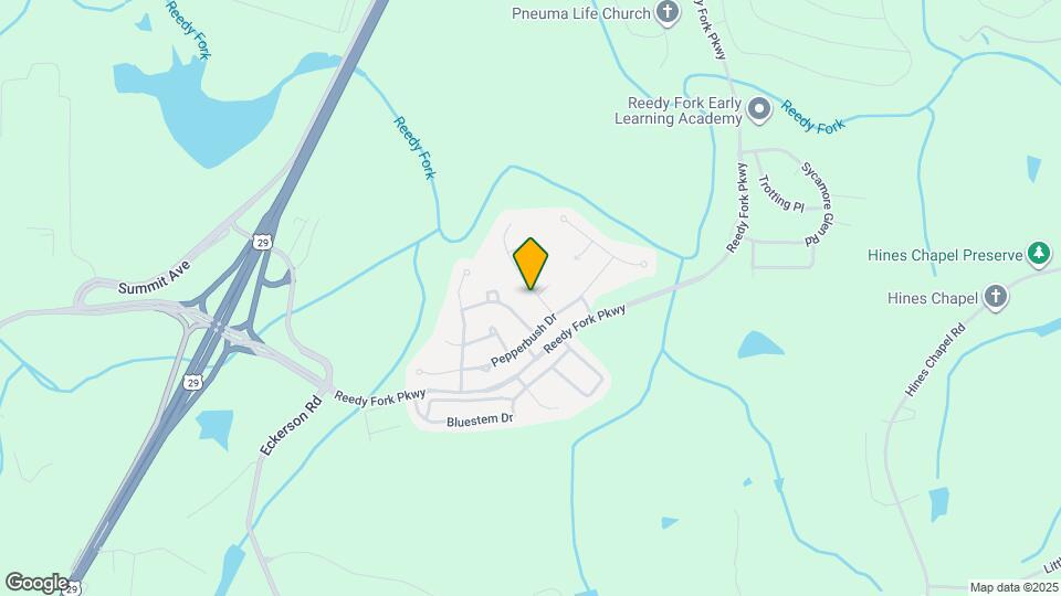 6101 Elderbush Dr Map and Location Details