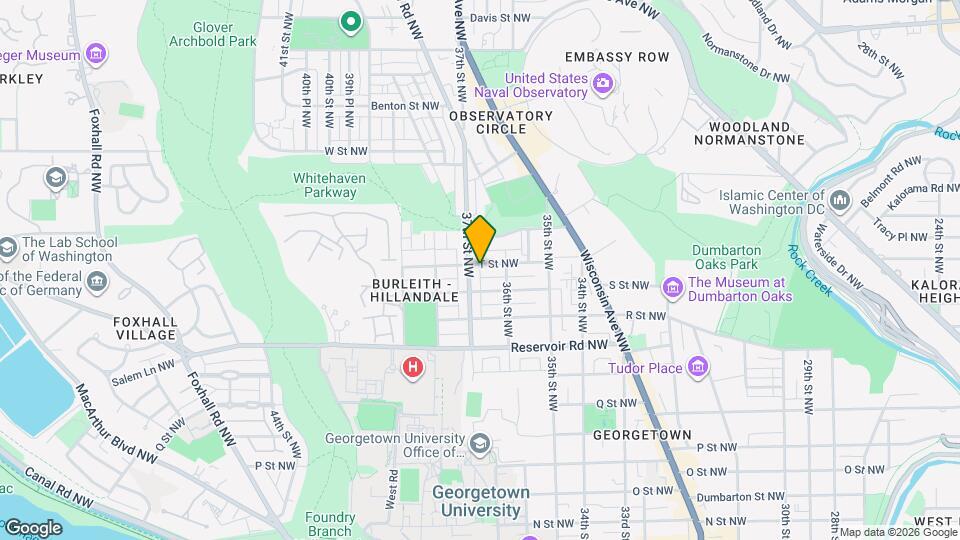 3628 T St NW, Unit Basement Map and Location Details
