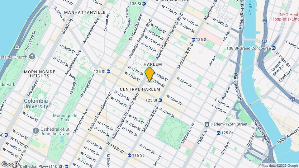 161 W 126th St Map and Location Details
