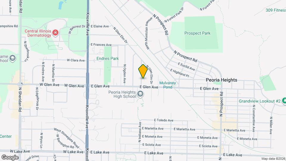 4914 North Best Street Map and Location Details