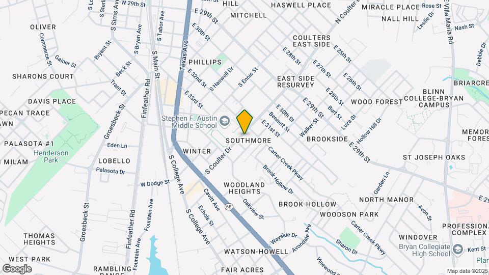 809 S Coulter Dr Map and Location Details