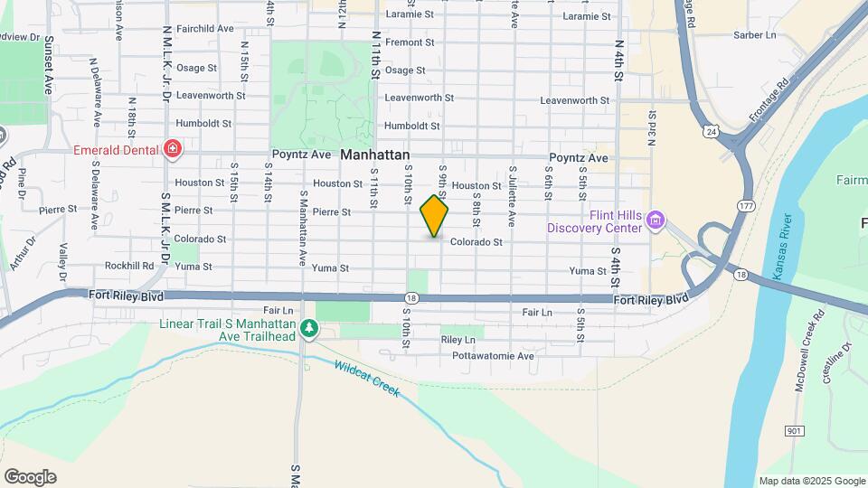 913 Colorado St Map and Location Details