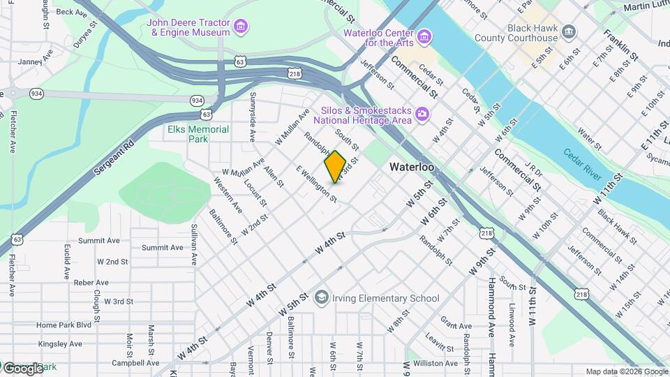 731 W 3rd St Mapa y Detalles de la Ubicación