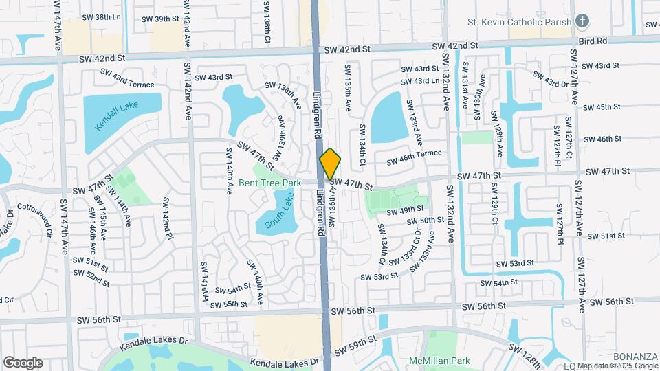 4704 SW 136th Pl Map and Location Details