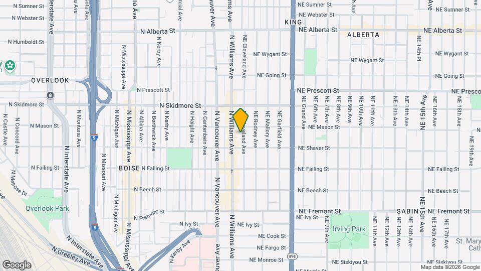 4045 NE Cleveland Ave Map and Location Details