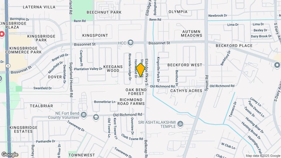 9606 Stockwell St Map and Location Details