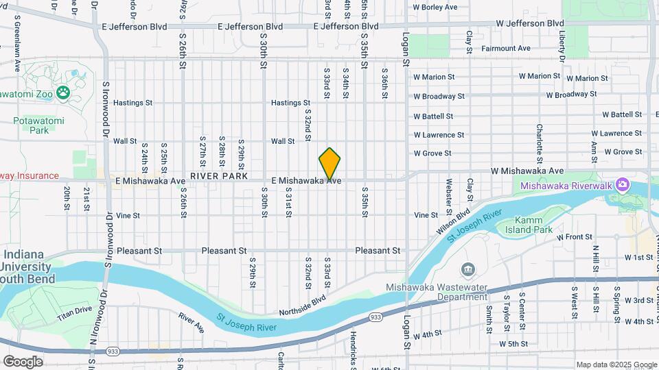 908 S 33rd St Map and Location Details