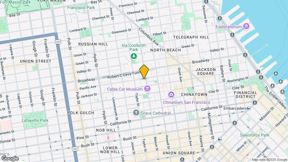 1355 Mason St Map and Location Details
