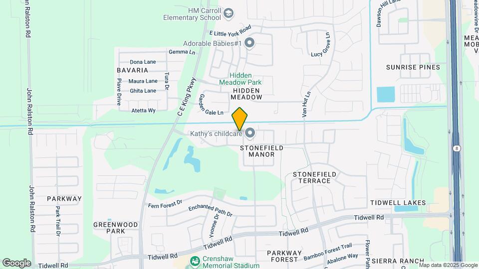 9523 Abbotshall Ln Map and Location Details