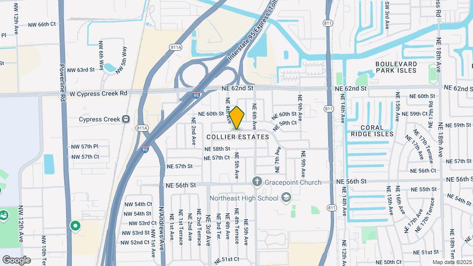 431 NE 58th Ct Map and Location Details