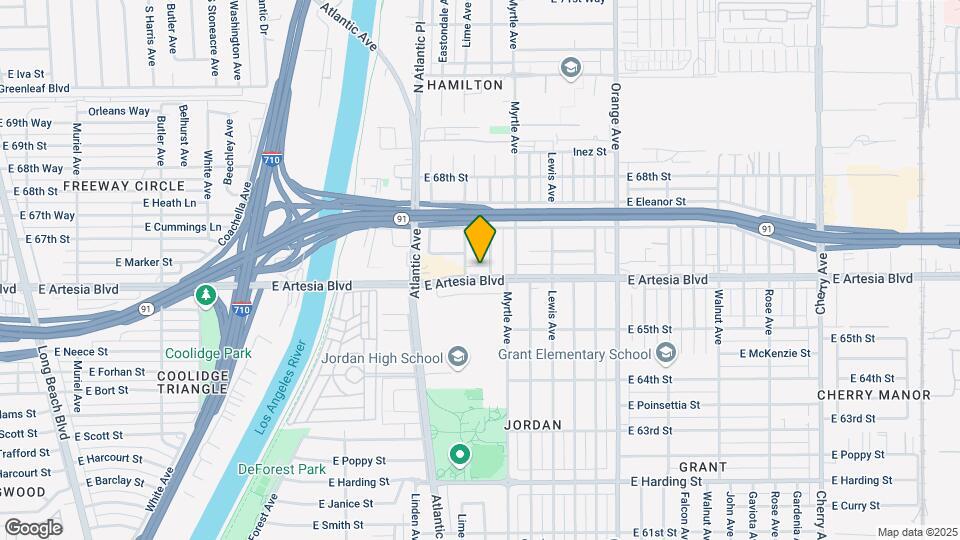 725 E Artesia Blvd Map and Location Details