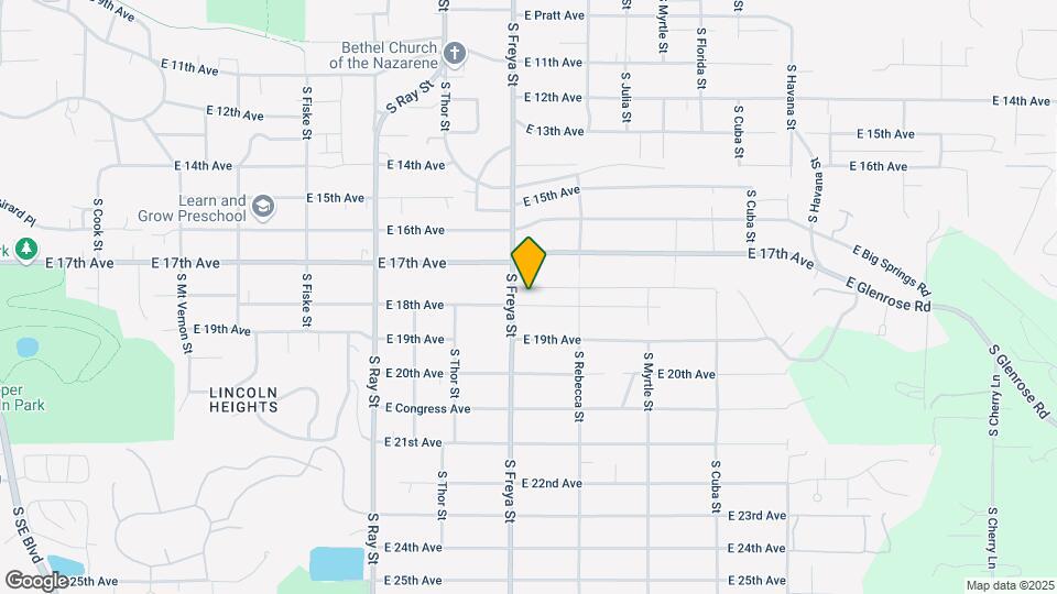 3610 E Funk Ave Map and Location Details