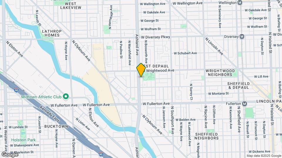 2533 N Ashland Ave Map and Location Details