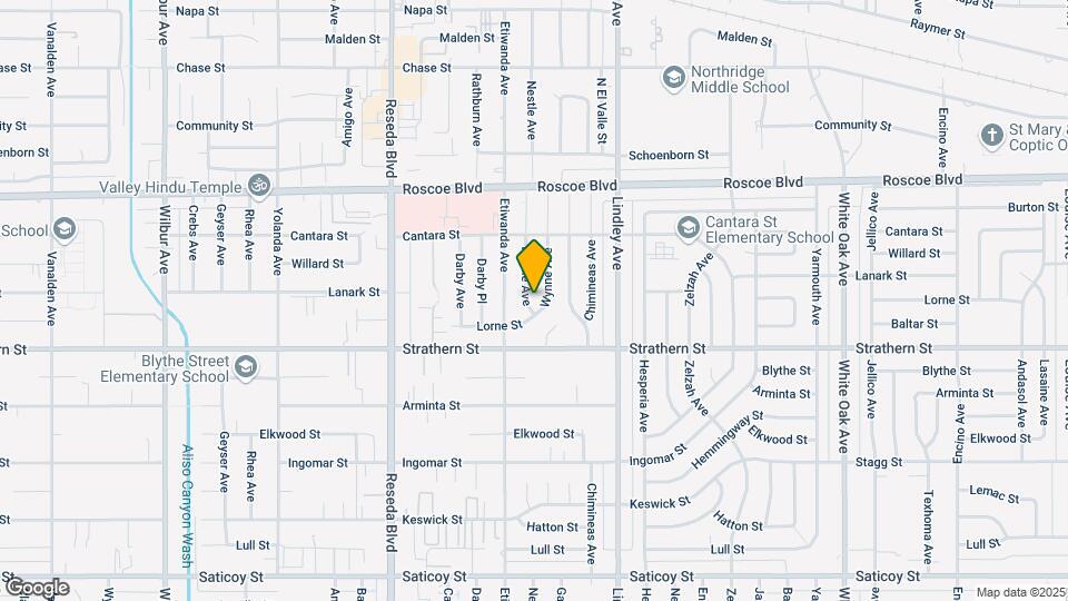 8042 Nestle Ave Mapa y Detalles de la Ubicación