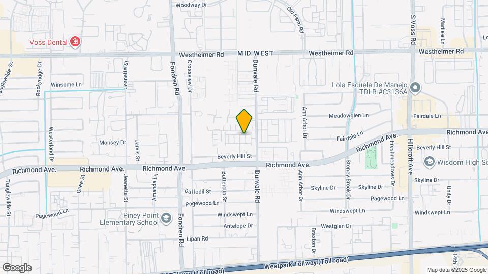 3104 Roseland Terrace Ln Map and Location Details