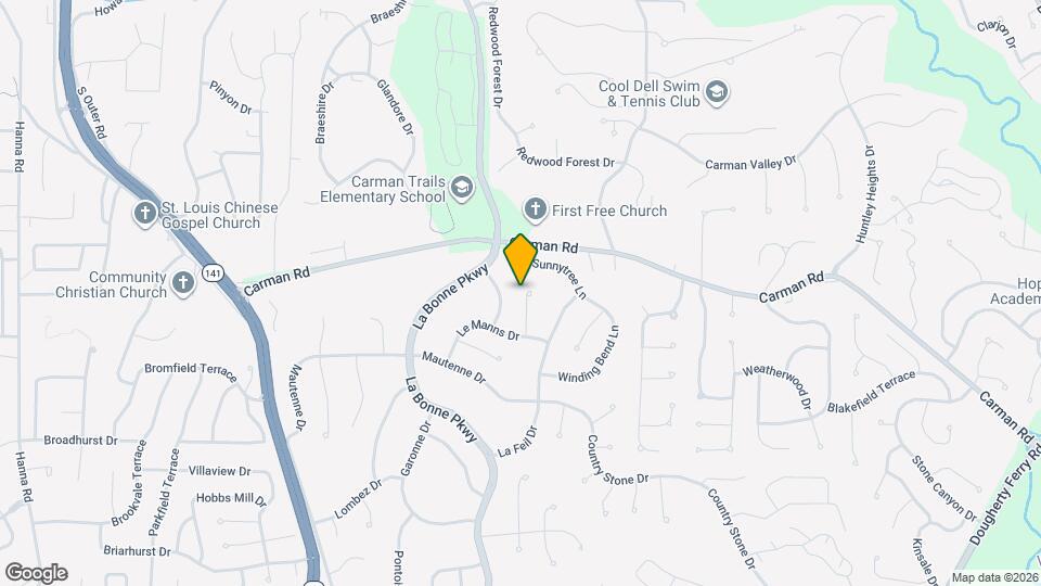 9 Tree Hill Ct Map and Location Details