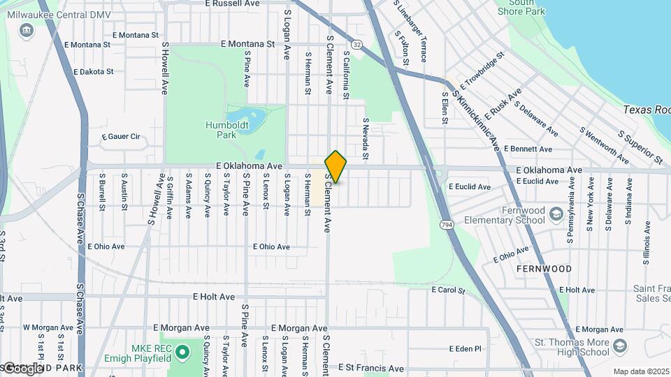 3138 S Clement Ave, Unit 3138 South Clement Ave Map and Location Details