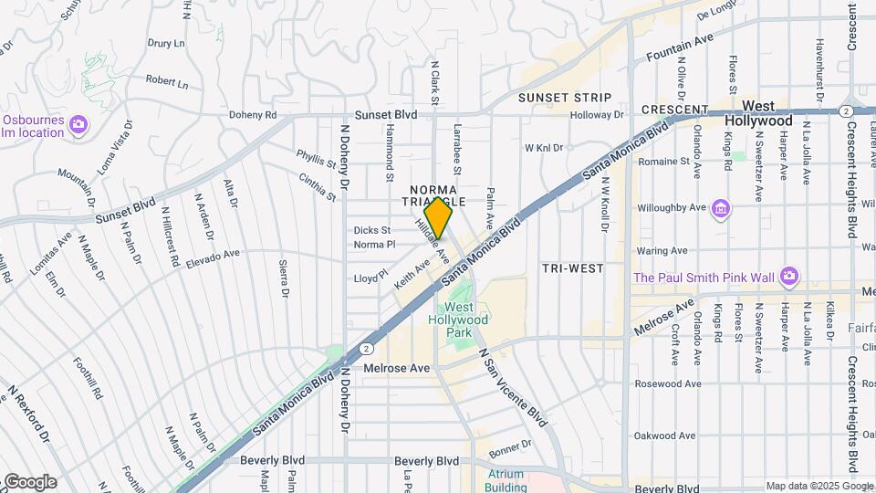 838 Hilldale Ave Map and Location Details