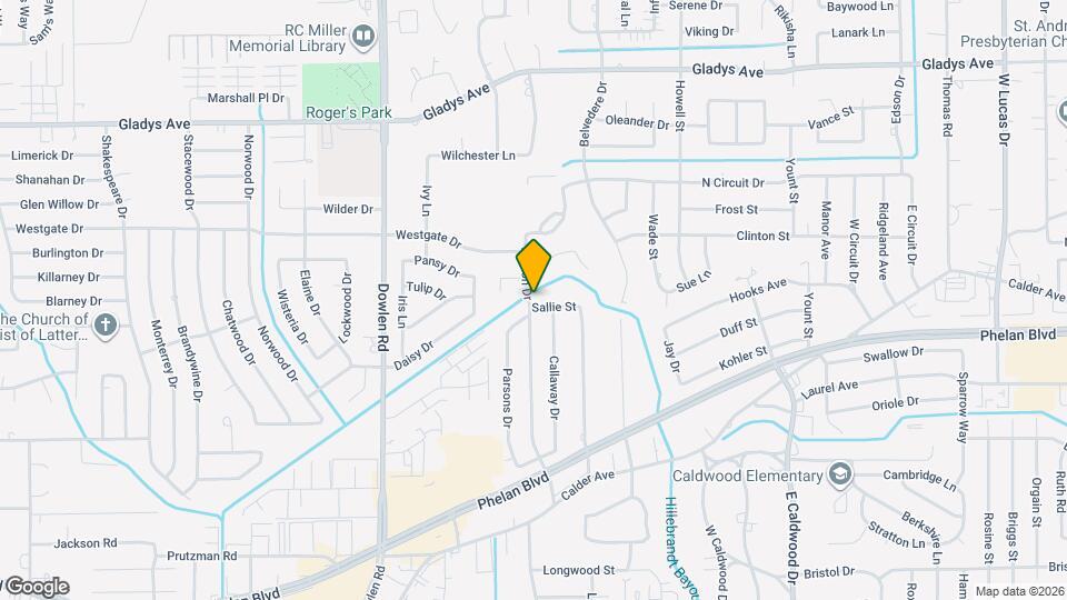 5990 Sallie St Map and Location Details