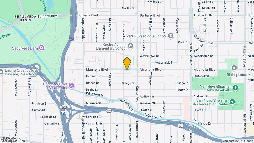 14944-14950 Magnolia Blvd Mapa y Detalles de la Ubicación