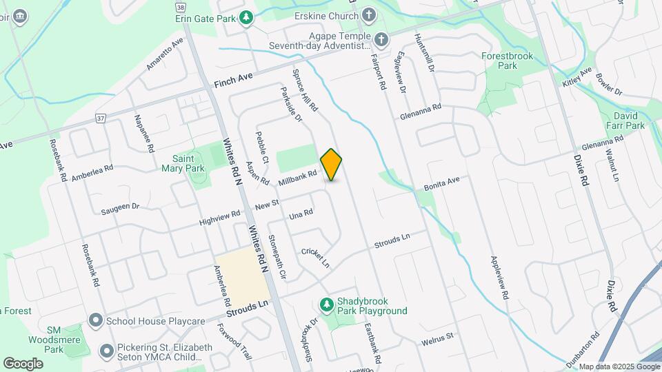 1793 Parkside Dr Map and Location Details