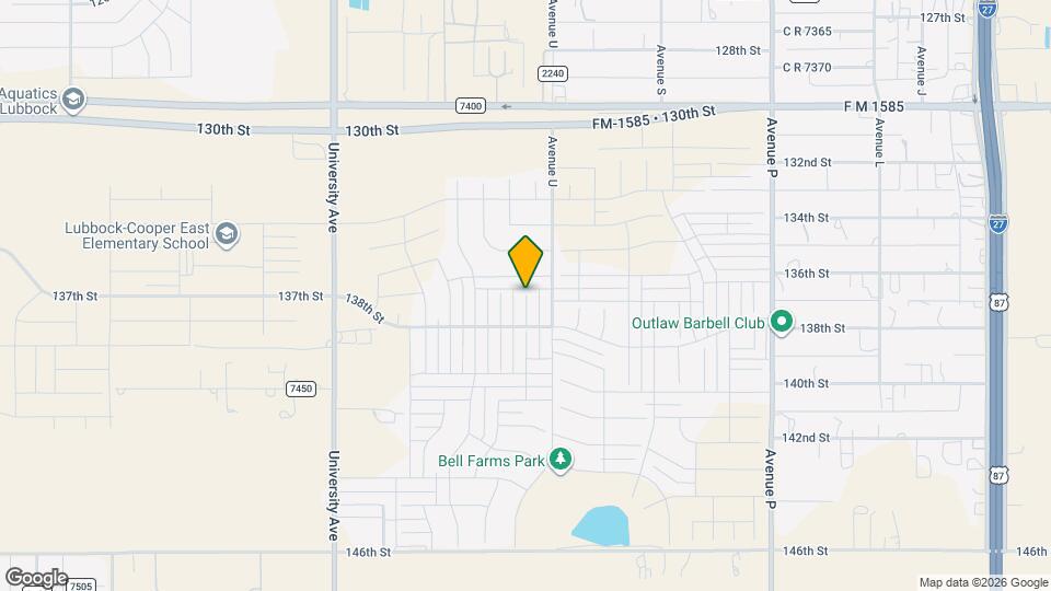 13814 Uvalde Ave Mapa y Detalles de la Ubicación