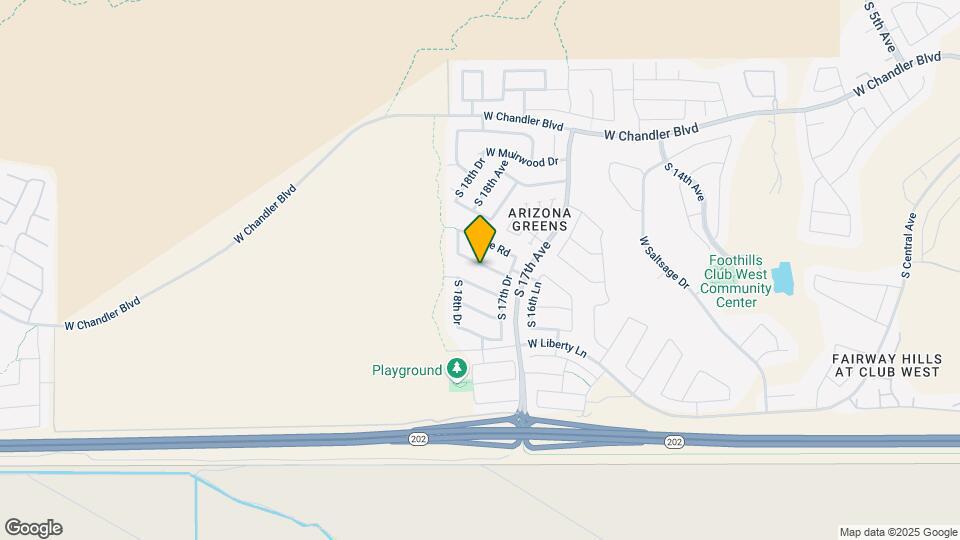 1801 W Nighthawk Way Map and Location Details