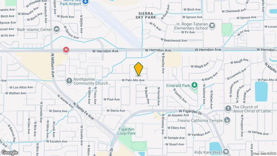 4162 W Palo Alto Ave Map and Location Details