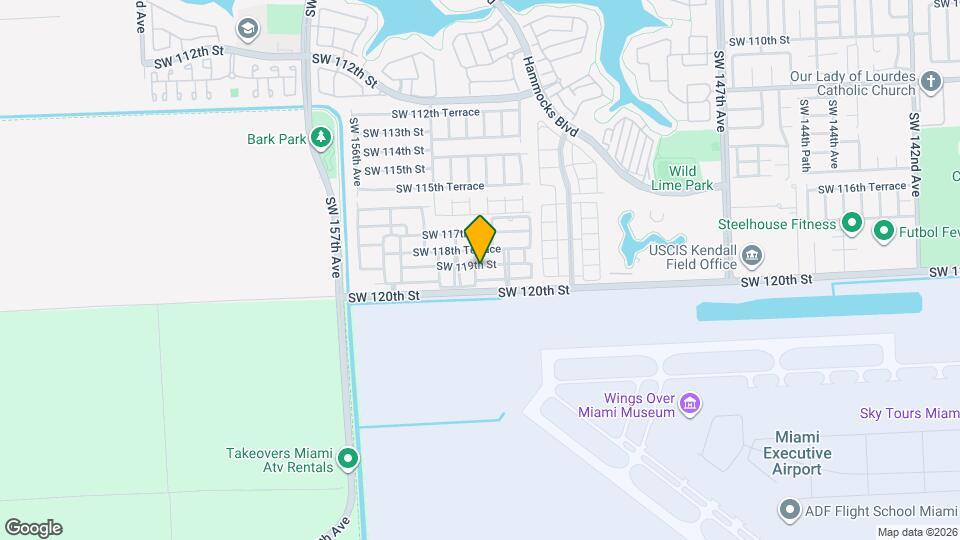 11915 SW 153rd Ct Map and Location Details