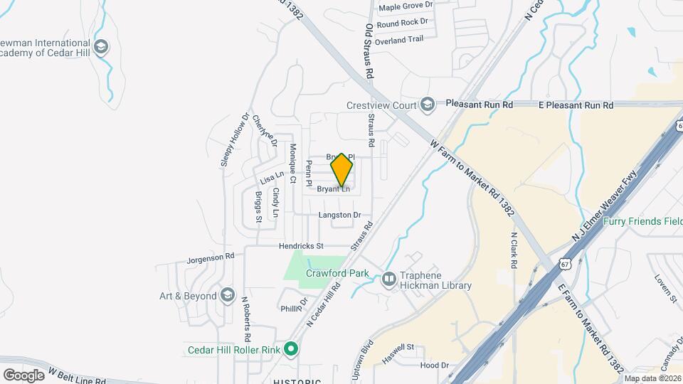 313 Bryant Ln Map and Location Details