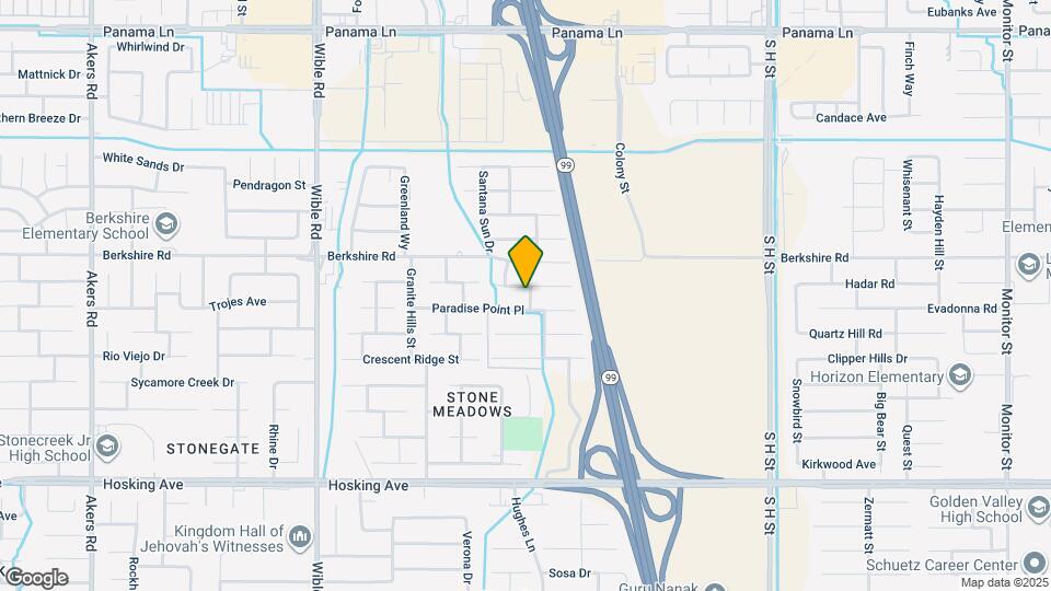 2517 Basque Hills Dr Map and Location Details