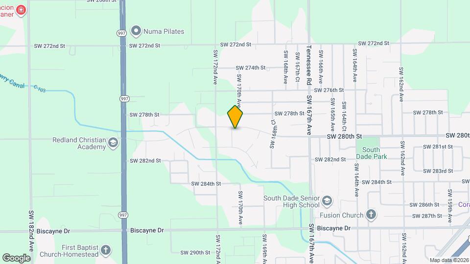 17040 SW 280th St Map and Location Details