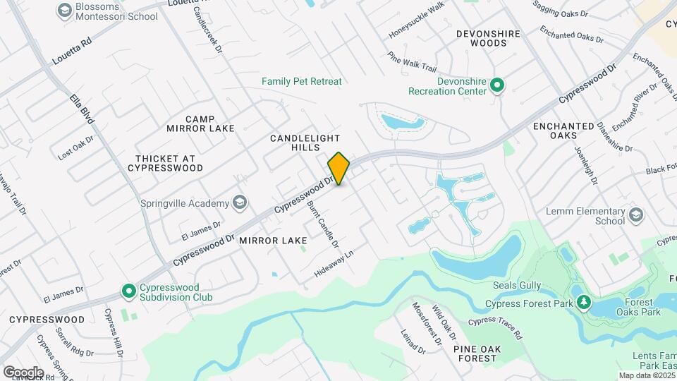 3219 Candlepine Dr Mapa y Detalles de la Ubicación