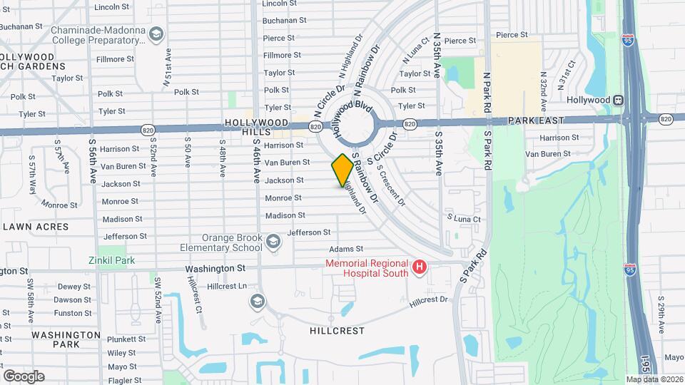 4017 Monroe St Map and Location Details