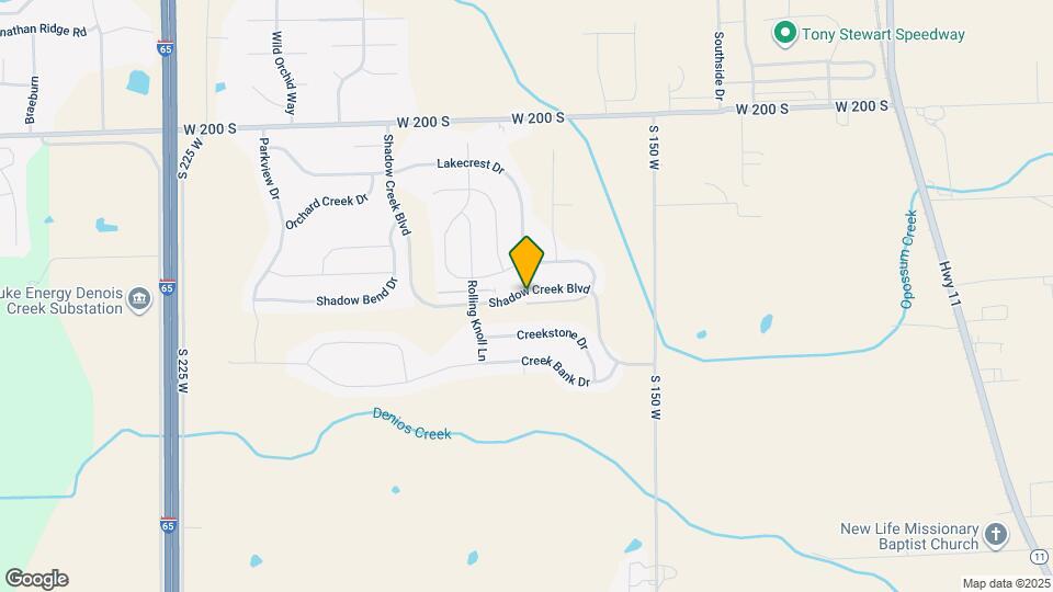 2067 Shadow Creek Blvd Map and Location Details