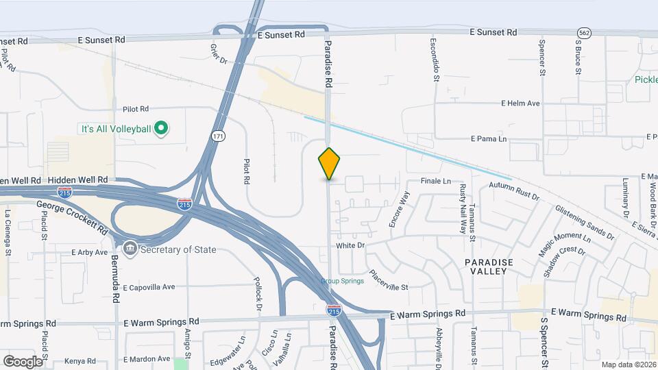 Sunset Springs Apartments Map and Location Details