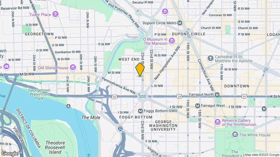 1140 23rd St NW Map and Location Details