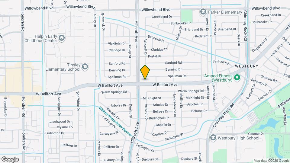 5822 W Bellfort Ave Map and Location Details