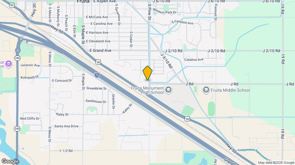 842 E Cedar Ct Map and Location Details