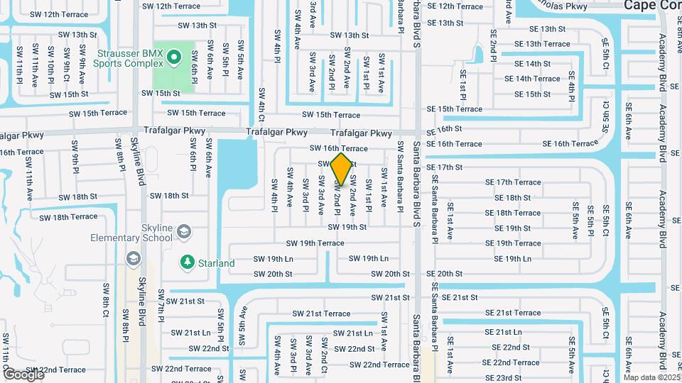 1725 SW 2nd Pl Map and Location Details