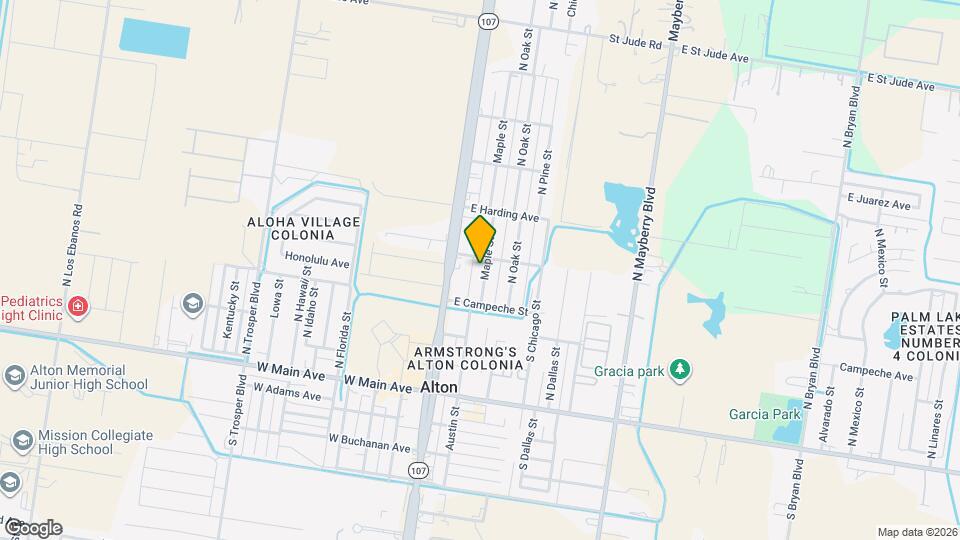 617 N Delaware St Map and Location Details