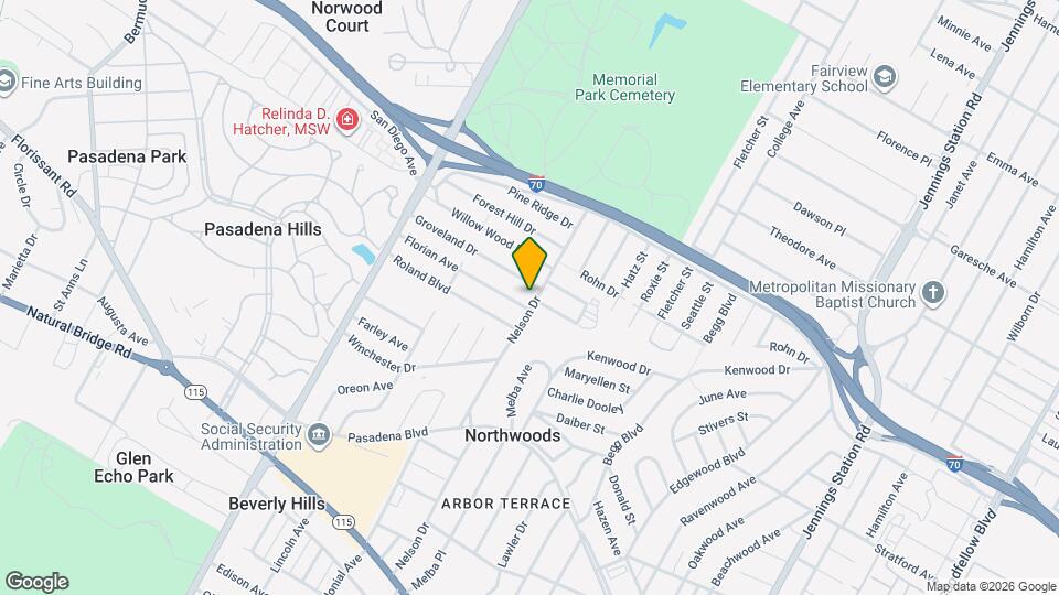 4605 Nelson Dr Map and Location Details