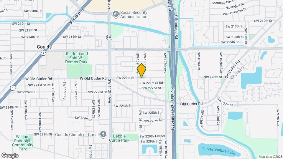 10860 SW 220th St Mapa y Detalles de la Ubicación