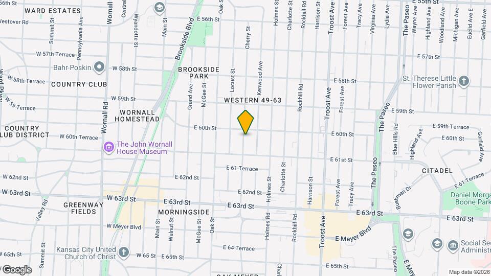 6015 Cherry St Map and Location Details