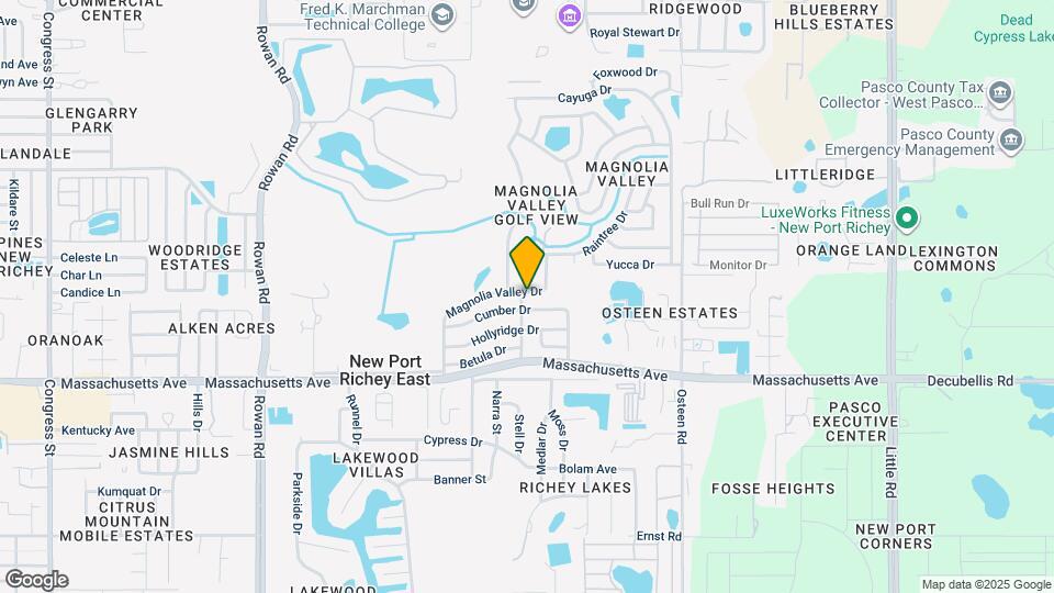 7234 Magnolia Valley Dr Map and Location Details