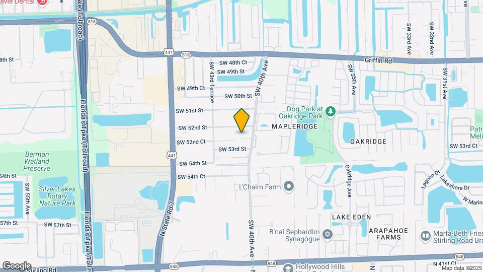 5235 SW 40th Ave Map and Location Details