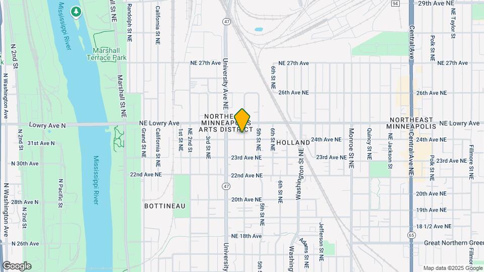 2408 4th St NE, Unit #2 Map and Location Details