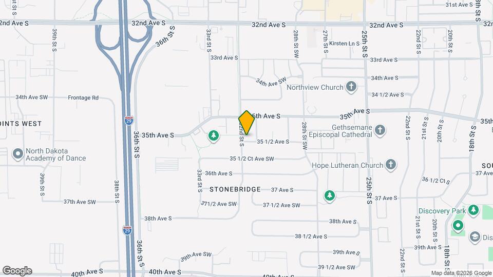 3538 32nd St S Map and Location Details
